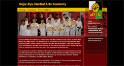 Desktop Screenshot of gojuryujitsu.com